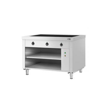 GGM Gastro | Buffet warmhoud KOPENHAGEN - 1240mm - met |, Verzenden, Nieuw, Effen, Kop(pen) en/of Schotel(s)