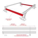 Go Rhino 15-22 Ford F-150 / 07-21 Toy. Tundra XRS Cross Bars, Ophalen of Verzenden, Nieuw