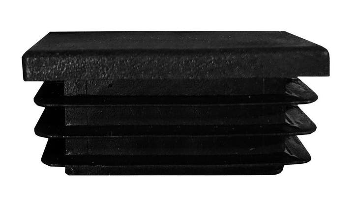 Plastic stoelpootdop (intern, rechthoek, 19-23-25, zwart) [, Huis en Inrichting, Woonaccessoires | Overige, Nieuw, Ophalen of Verzenden