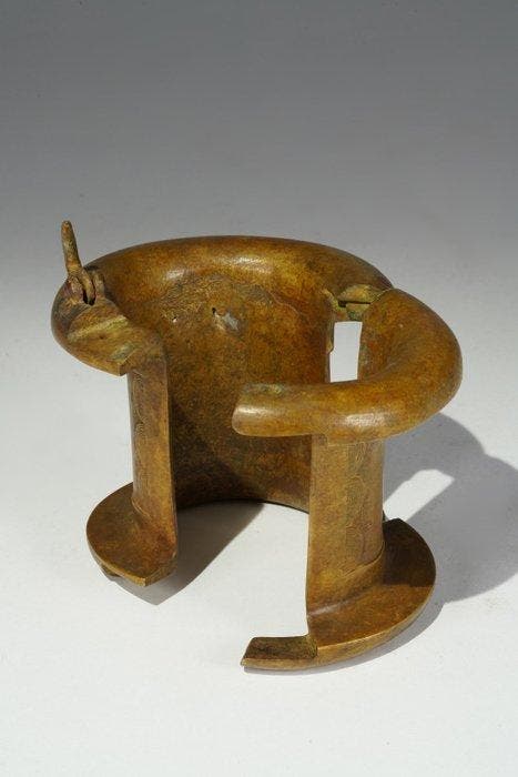 Een bronzen beeld. - Senufo - Ivoorkust (Zonder, Antiek en Kunst, Kunst | Niet-Westerse kunst