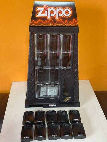 Zippo - Rarissimo Full Set Zippo - Espositore Ufficiale con, Nieuw