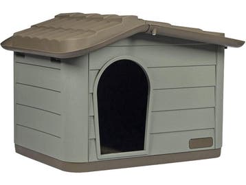Pepita - Hondenhok - Ecologisch huisdierhuis - Bruin/Groen -, Verzenden, Nieuw