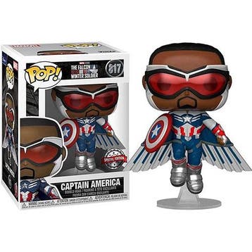 Funko Pop  Falcon and the  Soldier  Captain America  817  SE, Verzenden, Nieuw