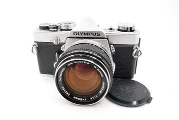 Olympus OM-1 + OM-System G.Zuiko Auto-S 1.4/50mm | Single, Audio, Tv en Foto, Fotocamera's Analoog, Nieuw