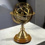 Celestial and terrestrial globes - Armillarium en brons -