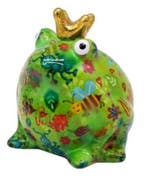 Pomme Pidou - Spaarpot - Kikker Freddy Groen Bugs - Small..., Verzamelen, Spaarpotten, Verzenden, Nieuw