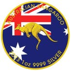 Australië. 1 Dollar 2023 1 oz Australian Silver Kangaroo