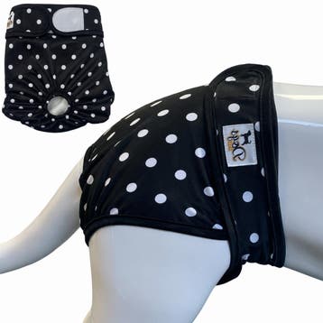 Loopsheidbroekje Polka Dot - Diverse maten (Hondenkleding), Dieren en Toebehoren, Ophalen of Verzenden, Nieuw, Hondenbroek