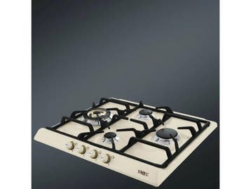SMEG Cortina SR764PO - Gaskookplaat - 60 cm - Retro - Crème, Verzenden, Nieuw