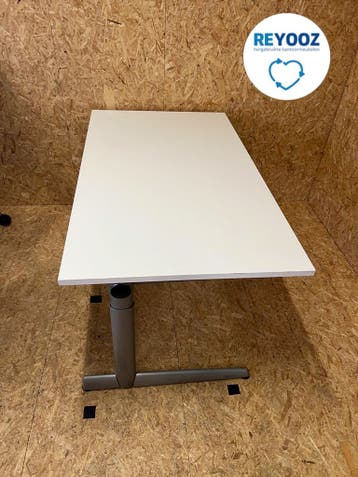 Ahrend 500 bureau - 160x80cm - elektrisch - zilvergrijs...., Nieuw in verpakking