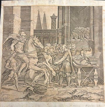 Agostino Veneziano (Agostino de Musi; c. 1490 – dopo il, Antiek en Kunst