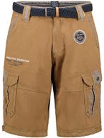 Canadian Peak Heren Bermuda Met Riem Pailletteak Beige, Verzenden, Nieuw, Bruin