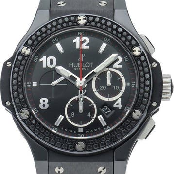 Hublot - Big Bang Black Magic Chronograph 1.7 Black Diamond, Nieuw
