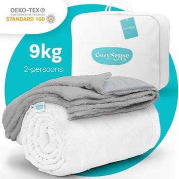 2dekans | CozySense® Verzwaringsdeken 9 kg - 2-persoons -, Ophalen of Verzenden, Zo goed als nieuw