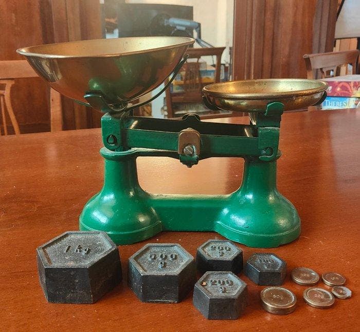 Weegschaal - Metaal, Antiek en Kunst, Curiosa en Brocante