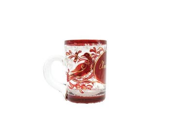 Bohemian Flash Ruby Glass - Mok - Glas - Mok Amélie