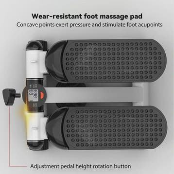 Mini Stepper met Weerstandsbanden - Compacte Full Body Worko, Verzenden, Nieuw