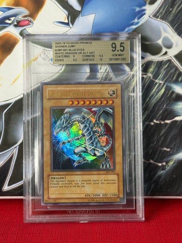 Konami - 1 Graded card - Yu-Gi-Oh! - 2002-19 Blue-Eyes White, Nieuw