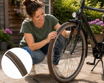 Deli Buitenband 28x 1,75 bruin met reflectie, 47-622 fiets, Ophalen of Verzenden, Nieuw, Band