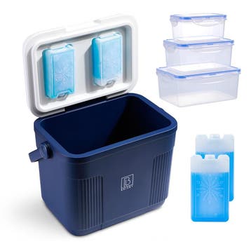 Brisby Koelbox - Frigobox - 22 Liter Groen SET - 40 UUR, Ophalen of Verzenden, Nieuw, Koelbox, Koelelement