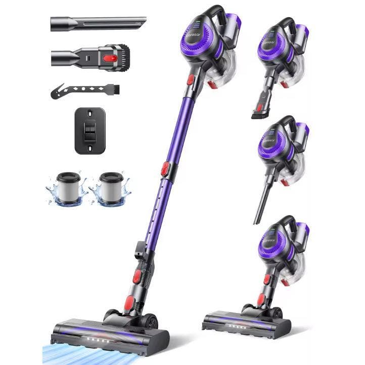 Draadloze Steelstofzuiger 38000Pa 45 Min Accu LED, Witgoed en Apparatuur, Stofzuigers, Nieuw, Verzenden