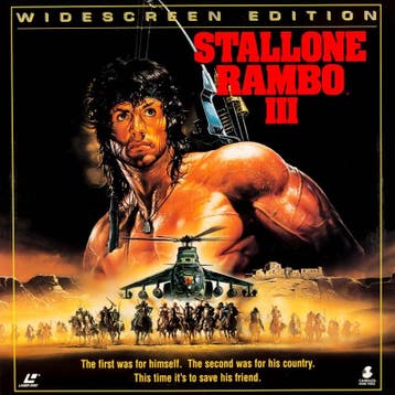 Rambo 3 (1988) CLV Laserdisc, Ophalen of Verzenden, Nieuw
