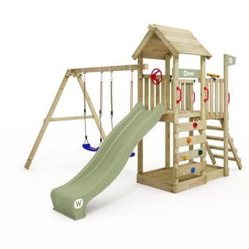 SALE - Speeltoestel MultiFlyer met glijbaan dubbele schommel, Verzenden, Nieuw, Schommel, Aanbouwonderdeel