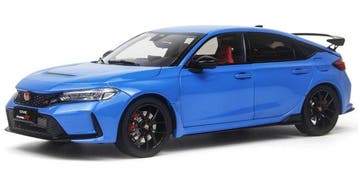 Paudi 1:18 - Modelauto - Honda Civic Type-R FL5 - Blauw, Hobby en Vrije tijd, Modelauto's | 1:5 tot 1:12, Nieuw