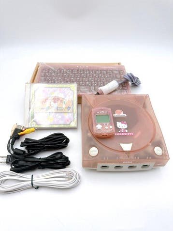 Sega - Dreamcast - #1892 Sega Dreamcast Hello Kitty Skeleton, Nieuw