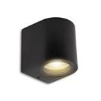 Ledisons LED-wandlamp Piove zwart GU10 inclusief GU10-spots, Metaal of Aluminium, Nieuw, Ophalen of Verzenden, Rond, design, goed licht