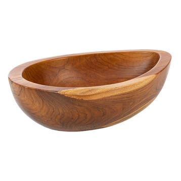 Waskom Cipi Sodo 50x39x15cm Teak Wood Bruin, Ophalen of Verzenden, Nieuw