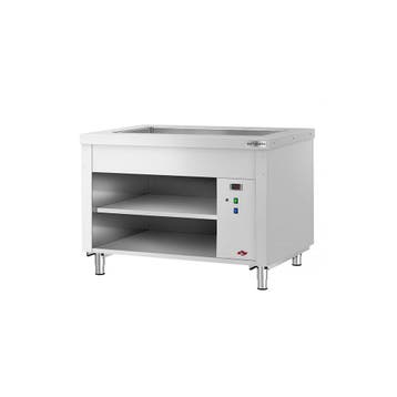 GGM Gastro | Buffet warmhoud KOPENHAGEN - 1240mm - met |, Verzenden, Nieuw, Effen, Kop(pen) en/of Schotel(s)