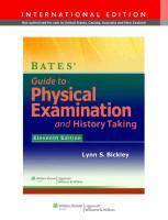Bates Guide to Physical Examination and Histor 9781451175646, Boeken, Zo goed als nieuw