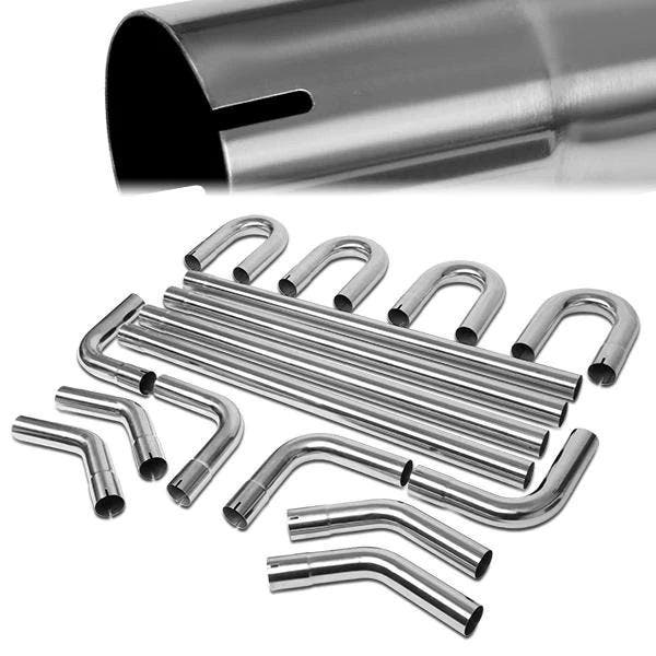 SK-Import Universele Uitlaatbuis Set 63.5mm, Auto-onderdelen, Motor en Toebehoren, Nieuw, Universele onderdelen, Ophalen of Verzenden