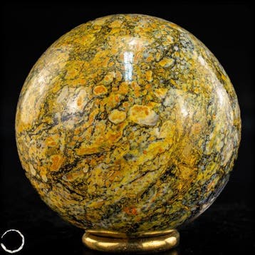 Natuurlijke Bumblebee Jasper bal uit Indonesië – Gloeiend