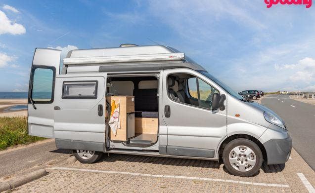 2 pers. Opel Vivaro camper huren in Rhoon? Vanaf € 88 p.d. -, Caravans en Kamperen, Verhuur