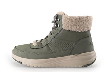 Skechers Snowboots in maat 40 Groen, Kleding | Dames, Schoenen, Skechers, Verzenden, Snowboots, Zo goed als nieuw