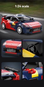 CADA Modelbouw Auto Citroen C4 WRC (2008) Schaal 1:24, Verzenden, Nieuw