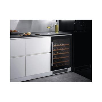 AEG SWB66001DG Onderbouw Wijnkoeler 52 Flessen – 60 cm Zwart, Verzenden, Nieuw