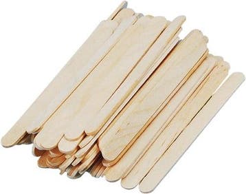 IJsstokjes knutselhoutjes naturel 114x10 mm ca. 50 stuks, Ophalen of Verzenden, Nieuw