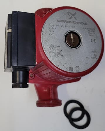 Grundfos Tapwaterpomp RVS UPS 25-80N-180 Z.G.A.N., Doe-het-zelf en Verbouw, Verwarming en Radiatoren, Ophalen of Verzenden, Zo goed als nieuw