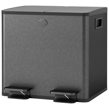 2 X 15 L Dubbele Vuilnisbak, Pedaalopening, Makkelijk Te Rei, Verzenden, Nieuw