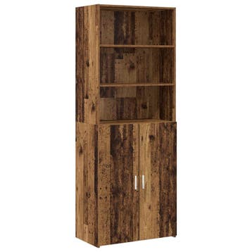 vidaXL buffetkast Oud hout 70 x 42,5 x 185 cm Bewerkt hout, Huis en Inrichting, Minder dan 50 cm, Verzenden, Nieuw, Minder dan 100 cm