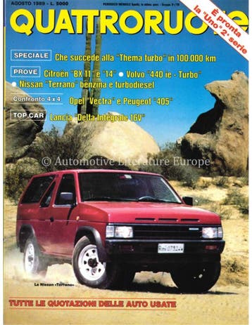 1989 QUATTRORUOTE MAGAZINE 406 ITALIAANS, Nieuw, Author