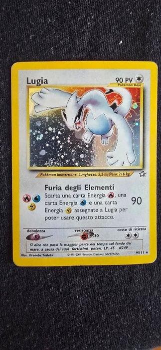 Pokémon - 1 Card - Lugia 9/111 Foil - Various sets, Nieuw