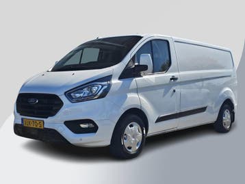 Ford Transit Custom 300 2.0 TDCI L2H1 Trend, Stof, Gebruikt, Euro 6, Wit
