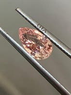 1 pcs Roze, Oranje Padparacha saffier - 1.23 ct -, Sieraden, Tassen en Uiterlijk, Nieuw
