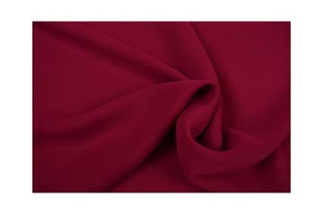 15 meter chiffon stof - Wijnrood, 120 cm of meer, Ophalen of Verzenden, Polyester, Rood