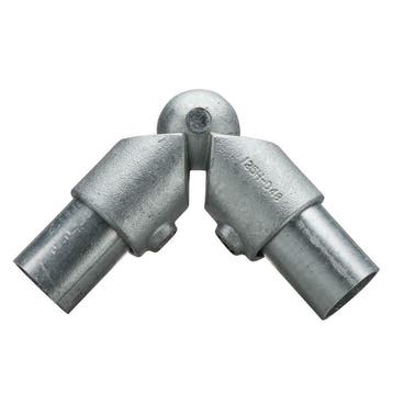 Buiskoppeling Elleboogverbinding Ø 33,7 mm Zink, Verzenden, Nieuw
