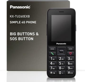 Panasonic KX-TU260 Zwart | 40% Korting Retourdeal, Ophalen of Verzenden, Zo goed als nieuw
